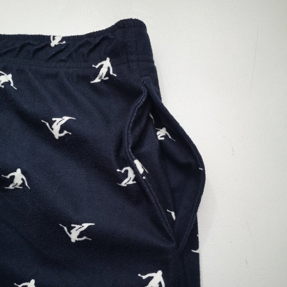 NWT Joe Fresh Men's Size XXL Navy w/ White Print Flannel Lounge Pants - Picture 9 of 12